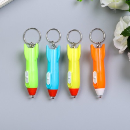 Light light on the rocket ring flashes mix 7x2x2 cm-2