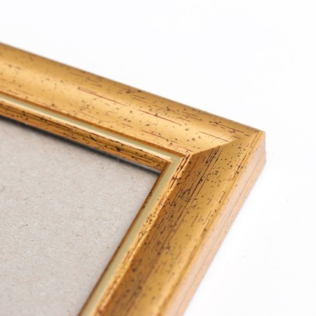 Photo frame plastic 30x45 cm, aged gold (plastic screen)-2