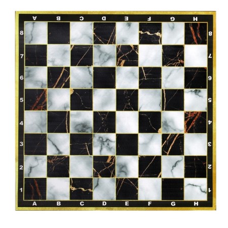 Checkers, 24 pcs, d-3 cm, h-0.9 cm, vinyl field 30 x 30 cm, in a tube-4