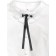 Blouse for girls, height 164 cm, white color