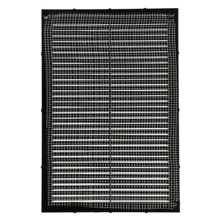 Ventilation grate "Vento" 1929v, 190x290 mm, with a grid, ineffective, graphite-2