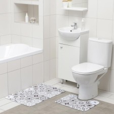 A set of mats for the bathroom and toilet of the Dilan 
