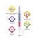 Marker-color (lacquer) 2.0 Brauberg Professional Plus, Nitro-base, alum, white 151438