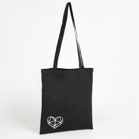 Shopper bag, department without lightning, without lining, black color