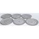 Elrington plates “Airgraph. Graphite breeze ", 27 cm, 6 pcs