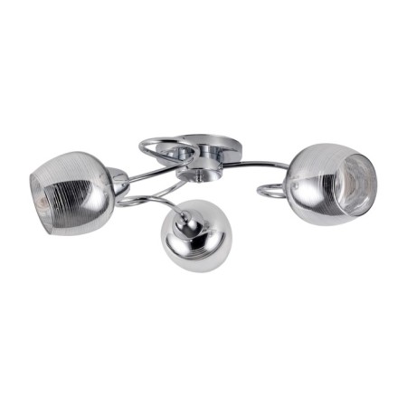 Lamp Ceiling Economics Court 19057/3CR SM, 3x40W, E27, 20x58x58 cm, color chromium
