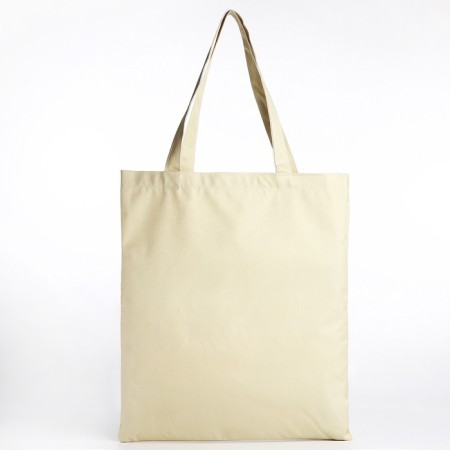 Textile choper with ugh embroidery, 40x35 cm, beige color-7