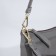 Bag Cross-Bodi with a zipper, gray color