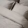 Crystick "Fergi", size 215x220 cm, beige-gray color