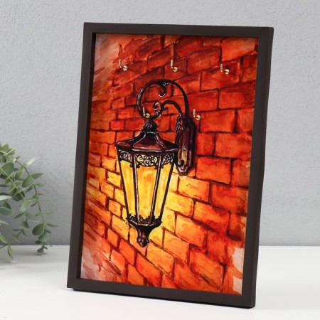 Open "watercolor lantern" 5 hooks, 23x32 cm-1