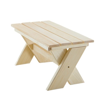 Wooden -folding storage shop "Dobroparov" 60x30x30 cm, for a bathhouse-1