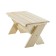 Wooden -folding storage shop "Dobroparov" 60x30x30 cm, for a bathhouse