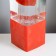 Lava-lamp "Bear" LED 2W from batteries 3haa red 7x7x24 cm