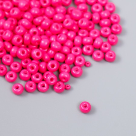 Glass beads 6/0 "puppet pink" 15 g