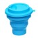 A glass for drawing DEVENTE. School, folding (silicone), blue