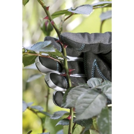 Garden textile gloves, with suede palms, size 7, gray, Gardena-2