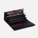 Women's wallet on magnets, black color