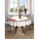Tables on the table "halo of flowers", round, Saten, d = 150 cm