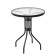 Set of garden furniture: table, 2 stools, beige