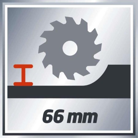 Circular saw Einhell TC-CS 1400, 1400 W, 5200 rpm, 190x30 mm, 45/66 mm-2