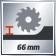 Circular saw Einhell TC-CS 1400, 1400 W, 5200 rpm, 190x30 mm, 45/66 mm