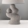 Traffic lamp with lampshade Risalux “Ridge”, 1 × 40 W, E27, Gray, Figure base, 20 × 20 × 32 cm