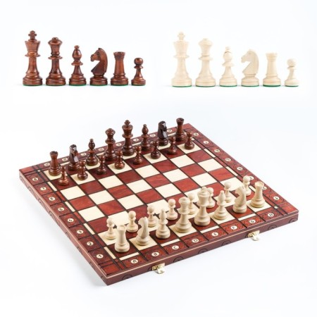 Chess Polish Madon "Consul", 48 x 48 cm, king h = 9 cm, weighted-1