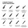 The wiper brush is 510 mm 20 "frameless, 2 pcs 10 adapters Airline AWB-BK-510K