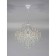 Suspended lamp 6x60W E27, size 51x51x92 cm