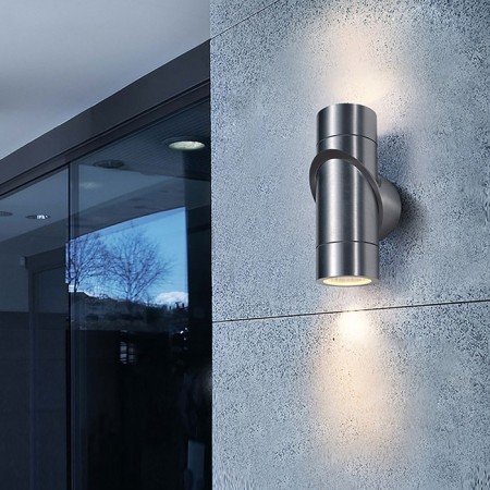 Elektrostandard lamp, 6 W, LED, 3000K, 310 LM, IP54, wall, Techno 1553 LED steel-1