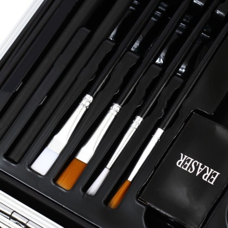 A set of folding folding, in a suitcase, blue-6