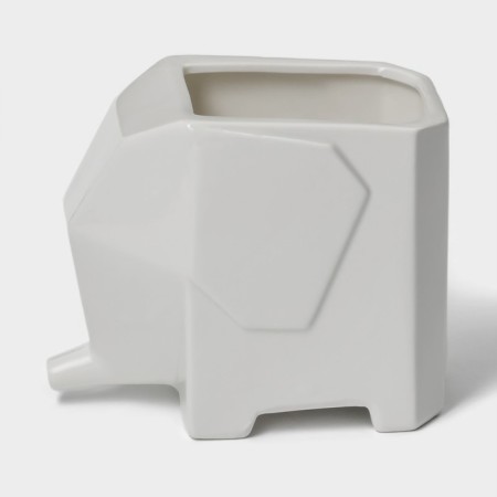 A set of kitchen supplies on the porcelain stand Bellatenero "Elephant", 5 objects, white color-3