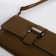 Bag-clate on magnet, long belt, beige color