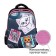 Frame backpack Calligrata, 39x30x14 cm, "kittens", for a girl