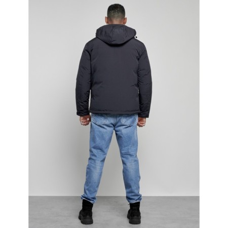 Sports male winter, size 60, dark blue color-3