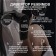 The shower system Zein Z3864, mixer, upper, manual and hygienic watering can, brass, black