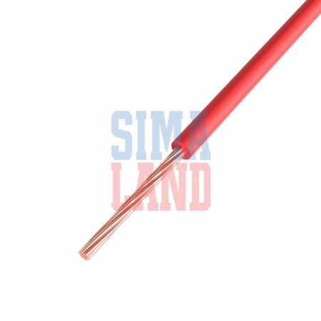 REXANT wire pgva, 1x0.75 mm, bay 100 m, red