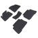 Rubber rugs with high side for Hyundai Santa Fe III, 2012-2018