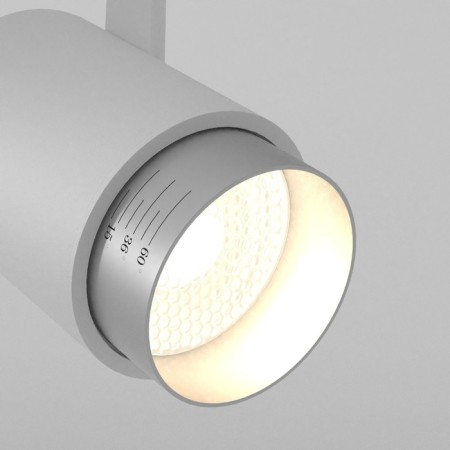 Elektrostandard track lamp, Cors, 114x82x140 mm, 10W, LED, 1200LM, 4200K, silver color-3