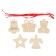 Set for creativity "Wood painting" 5 pcs., With a ribbon