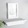Photo frame plastic 10x15 cm with a shelf "Olivia" white 26x15 cm