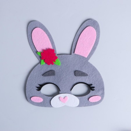 Carnival mask "bunny" felt-1