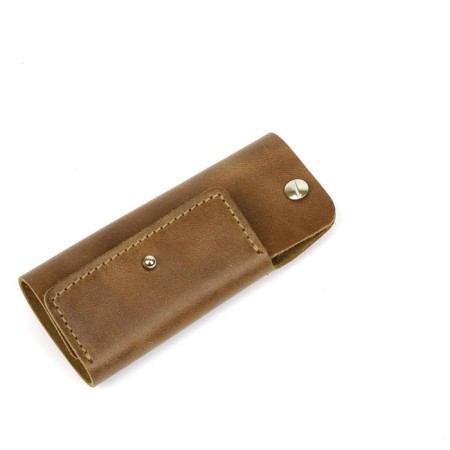 Keys case, brown bullet-up