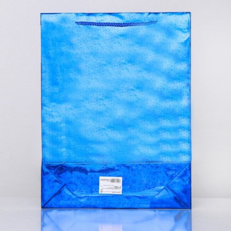 Gift, foil, "blue" 34 x 26 x 8 cm mix-3