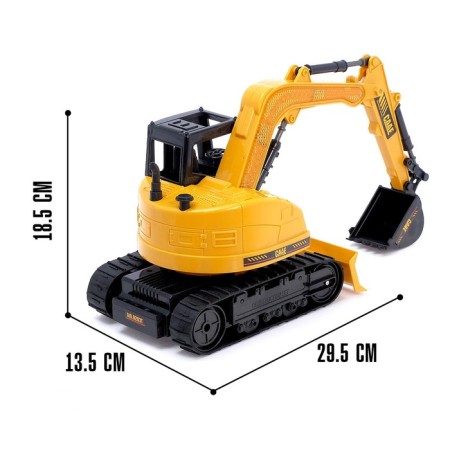 Excavator Radio -controlled "construction", mobile bucket, works from the battery-1