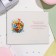 Birthday card!" embossing, congruen, yellow background, 12.5x19.4 cm
