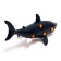 Designer of a screw "shark", with a screwdriver, 18 elements