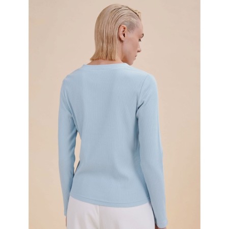 Pulover female, size XL, blue color-1