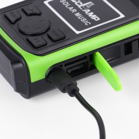 Battery Light, 1500 mAh, radio, column, USB-boiling, with a solar battery, mix-5