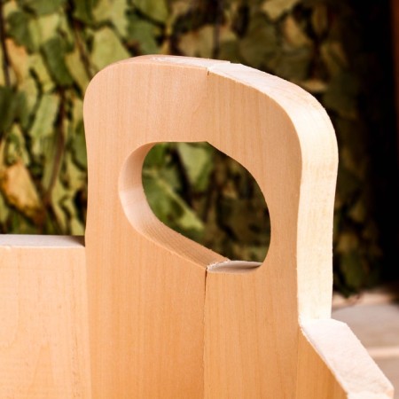 Gang made of linden, 10 l, with embossing, patterns-4